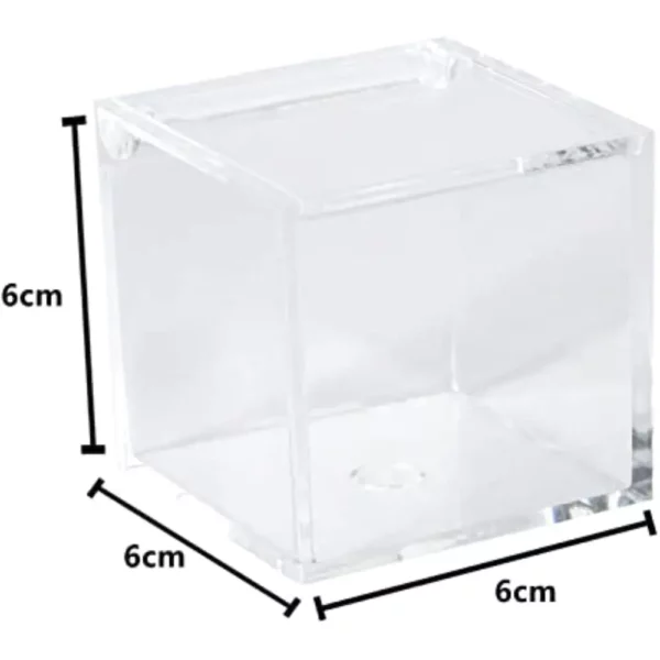 Clear Plastic Storage Box, 12Pack, 6X6Cm - Image 5