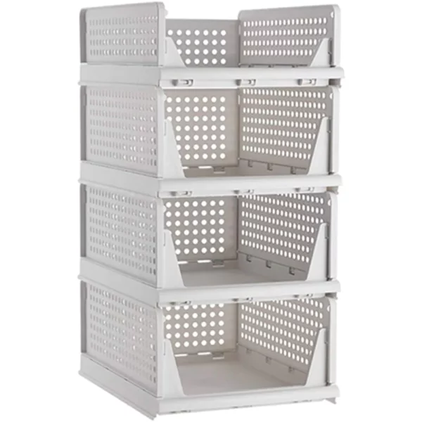 Organized Home Foldable Closet Organizer Storage Bins, Pack Of 4